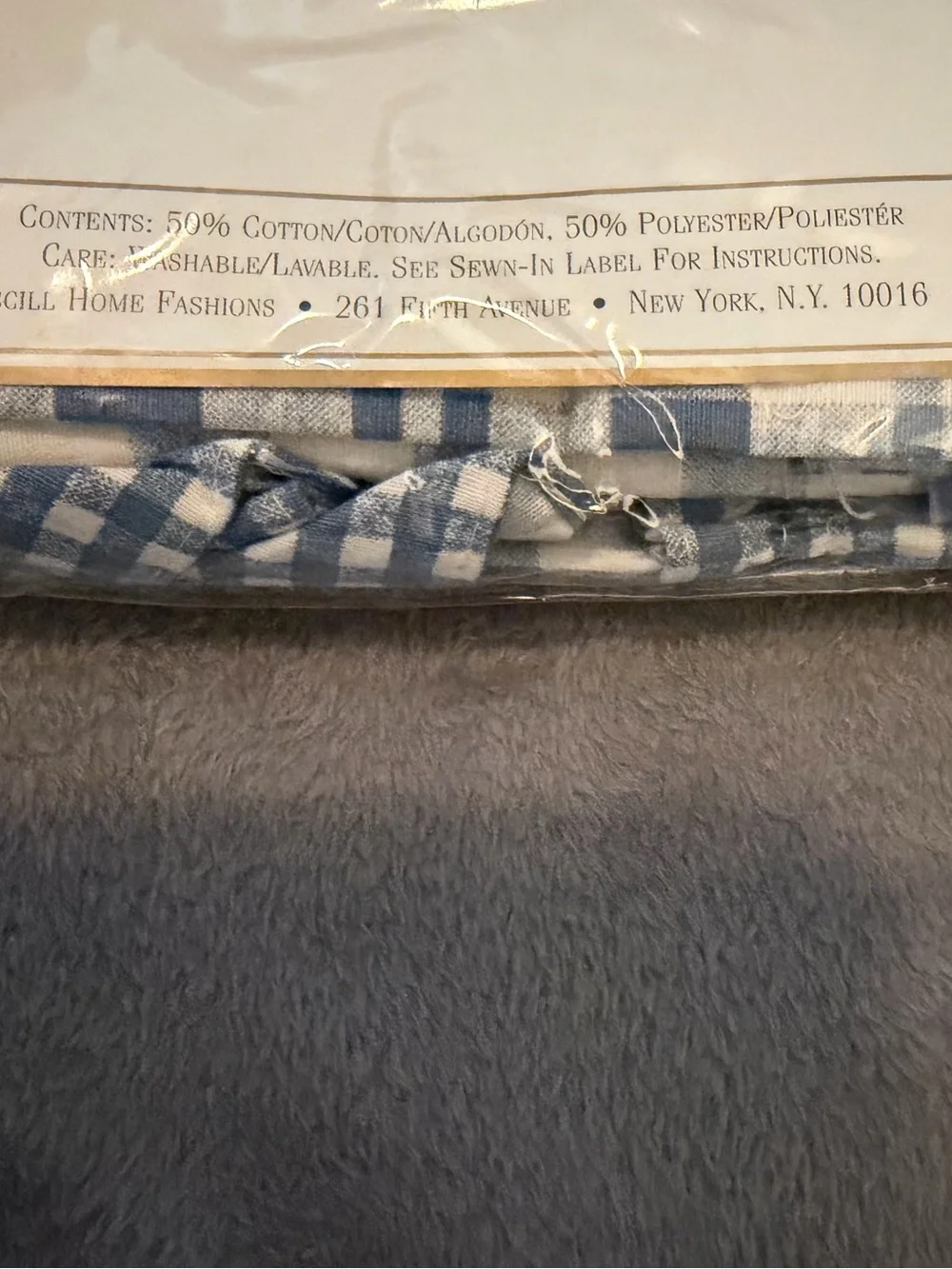 Croscill Classics  Winsor Valance 88 X 22 Country Plaid New